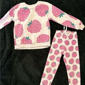 Zara Pink Strawberry Kids set
